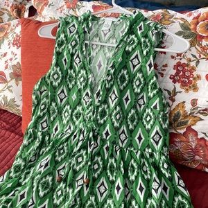 Mini dress bead string tie